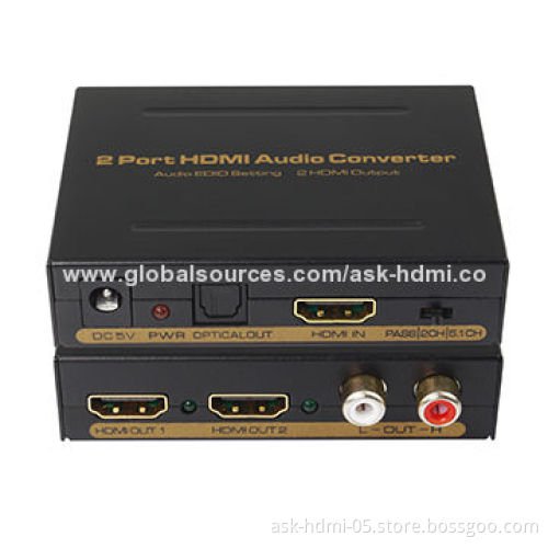 HDMI/MHL Audio (SPDIF+R/L) Extractor with 3D, 4K*2K Supported